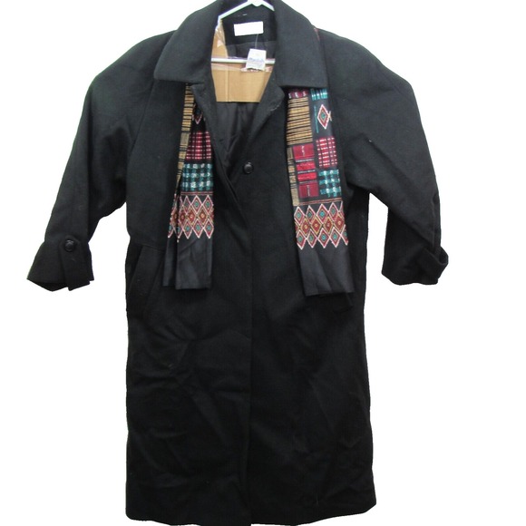 Forecaster Womens Size 18 Black Coat 100% Pure Wool Long Sleeves - Picture 1 of 9